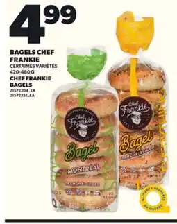 Provigo BAGELS CHEF FRANKIE, 420-480 G offer