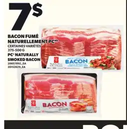 Provigo BACON FUMÉ NATURELLEMENT PC, 375-500 G offer