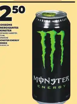 Provigo BOISSONS ÉNERGISANTES MONSTER, 73 ML offer