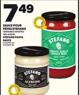 Provigo SAUCE POUR PÂTES STEFANO, 405-648 ML offer