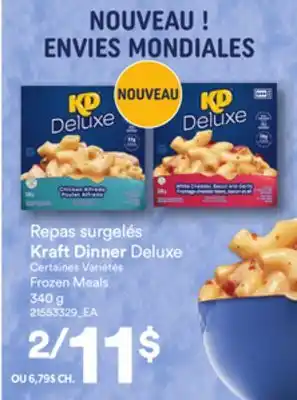 Provigo REPAS SURGELÉS KRAFT DINNER DELUXE, 340 G offer