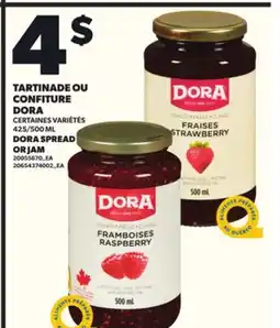 Provigo TARTINADE OU CONFITURE DORA, 425/500 ML offer