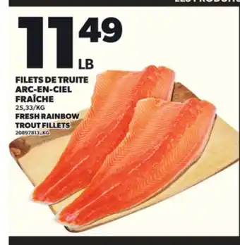 Provigo FILETS DE TRUITE ARC-EN-CIEL FRAÎCHE, 25,33/KG offer