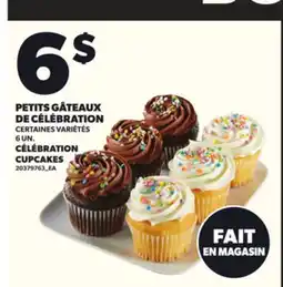 Provigo PETITS GÂTEAUX DE CÉLÉBRATION, 6 UN offer