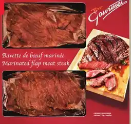 Marches Tradition TOP GOURMET MARINATED BEEF FLAP STEAK offer