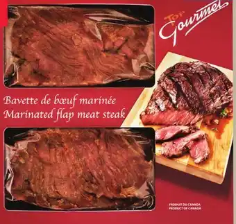 Marches Tradition TOP GOURMET MARINATED BEEF FLAP STEAK offer