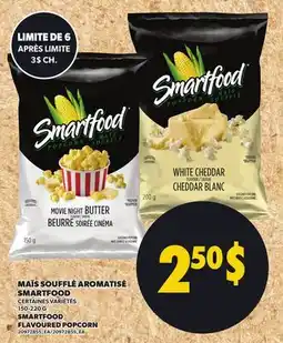 Provigo MAÏS SOUFFLÉ AROMATISÉ SMARTFOOD, 150-220 G offer