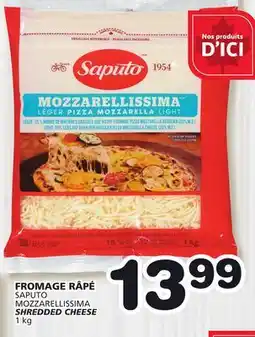 Marches Tradition SAPUTO MOZZARELLISSIMA SHREDDED CHEESE offer