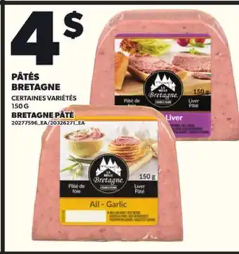 Provigo PÂTÉS BRETAGNE, 150 G offer