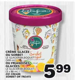 Marches Tradition LE GLACIER BILBOQUET (500 mL) LE GLACIER BILBOQUET (3 x 88 mL ) ICE CREAM, SORBET OR TREATS offer