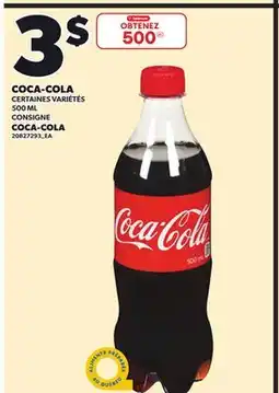 Provigo COCA-COLA, 500 ML offer