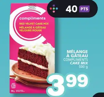 Marches Tradition COMPLIMENTS CAKE MIX offer