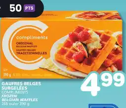 Marches Tradition COMPLIMENTS FROZEN BELGIAN WAFFLES offer