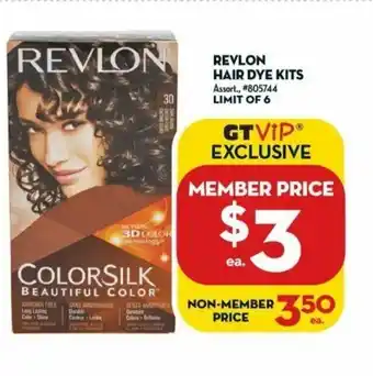 Giant Tiger Revlon Hair Dye Kits offer