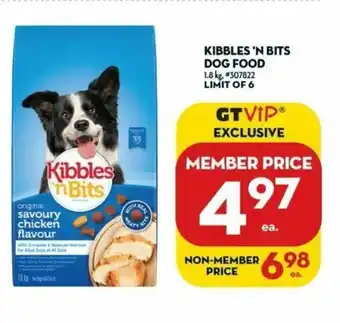 Giant Tiger Kibbles 'N Bits Dog Food offer