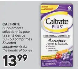 Brunet CALTRATE Suppléments sélectionnés pour la santé des os offer