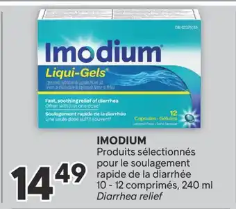 Brunet IMODIUM Produits sélectionnés pour le soulagement rapide de la diarrhée offer