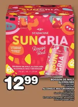 Marches Tradition STADACONE SUNGRIA ALCOHOLIC MALT BEVERAGE offer