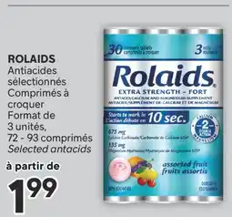 Brunet ROLAIDS Antiacides sélectionnés Comprimés à croquer offer