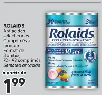 Brunet ROLAIDS Antiacides sélectionnés Comprimés à croquer offer