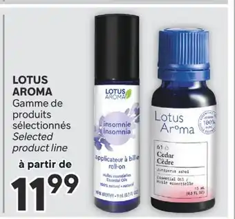 Brunet LOTUS AROMA Gamme de produits sélectionnés offer