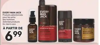 Brunet EVERY MAN JACK Produits sélectionnés pour les soins des hommes offer