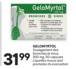 Brunet GELOMYRTOL Soulagement des bronches et sinus offer