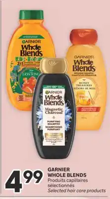 Brunet GARNIER WHOLE BLENDS Produits capillaires sélectionnés offer