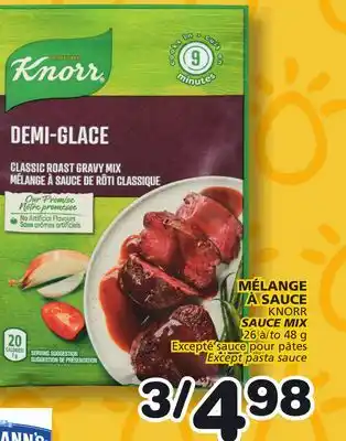 Marches Tradition KNORR SAUCE MIX offer