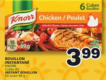 Marches Tradition KNORR Cubes (6) INSTANT BOUILLON offer