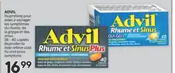 Brunet ADVIL Ibuprofène pour aider à soulager les symptômes du rhume, de la grippe et des sinus offer