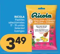 Brunet RICOLA Pastilles sélectionnées offer