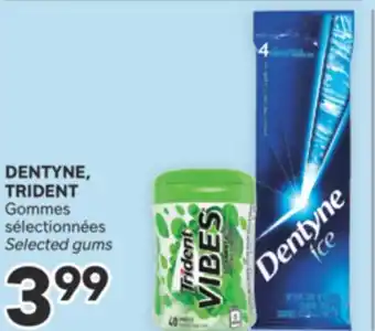 Brunet DENTYNE, TRIDENT Gommes sélectionnées offer