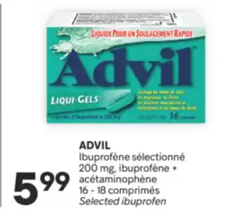 Brunet ADVIL Ibuprofène sélectionné offer