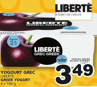 Marches Tradition LIBERTÉ GREEK YOGURT offer