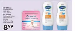 Brunet ZINCOFAX Crème de zinc 100 - 130 g CETAPHIL Soins pour bébés sélectionnés 230 ml offer