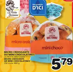 Marches Tradition LA PETITE BRETONNE MICRO CRESCENTS OR MINI CHOCOLATINES offer