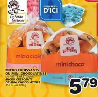 Marches Tradition LA PETITE BRETONNE MICRO CRESCENTS OR MINI CHOCOLATINES offer