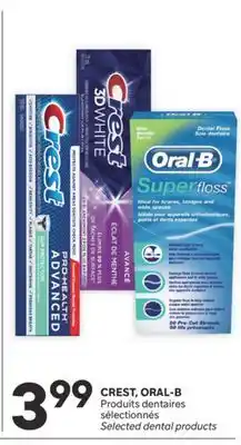 Brunet CREST, ORAL-B Produits dentaires sélectionnés offer