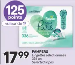 Brunet PAMPERS Lingettes sélectionnées offer