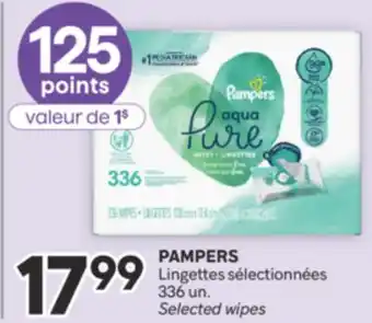 Brunet PAMPERS Lingettes sélectionnées offer