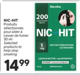 Brunet NIC-HIT Produits sélectionnés pour aider à cesser de fumer offer