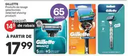 Brunet GILLETTE Produits de rasage sélectionnés offer