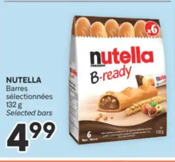 Brunet NUTELLA Barres sélectionnées offer