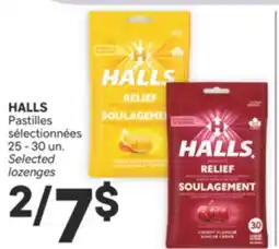 Brunet HALLS Pastilles sélectionnées offer