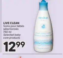 Brunet LIVE CLEAN Soins pour bébés sélectionnés offer