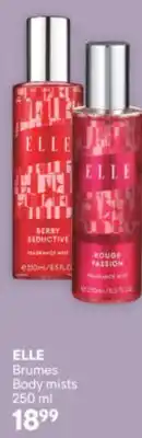 Brunet ELLE Brumes Body mists offer