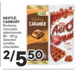 Brunet NESTLÉ, CADBURY Bonbons, chocolats sélectionnés offer