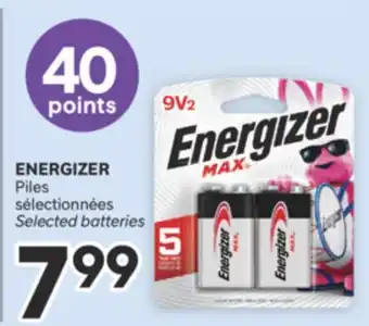 Brunet ENERGIZER Piles sélectionnées offer