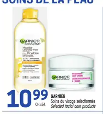 Uniprix GARNIER Soins du visage sélectionnés / Selected facial care products offer